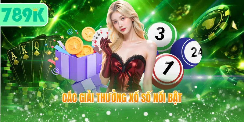 Các giải thưởng xổ số nổi bật